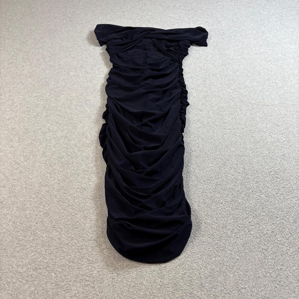 Club L London Dress Women 4 Ruched Maxi Off Shoulder Prom Formal Evening Gown